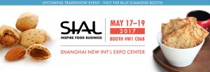 Blue Diamond will be at SIAL China May 17-19, 2017