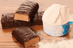 Protein powder bars