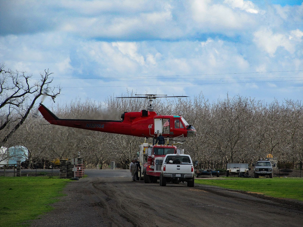 Reloading for a Fungicide Treatment - Butte County